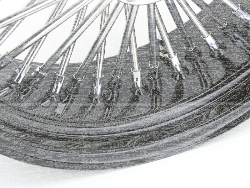 Black w/ chr nipples FD50   26x3.75 (IT)