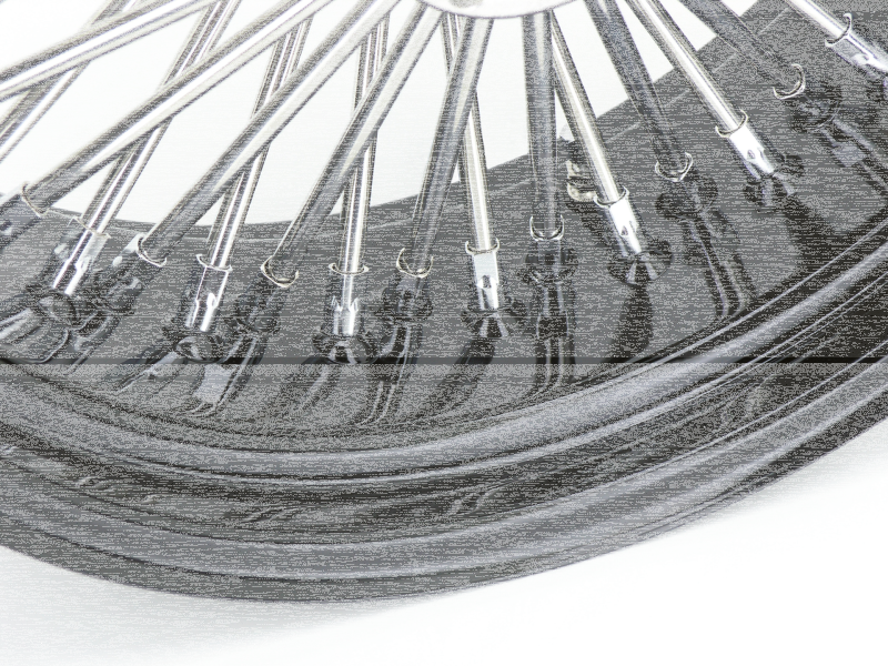 Black w/ chr nipples FD50 16X3.5 (IT)