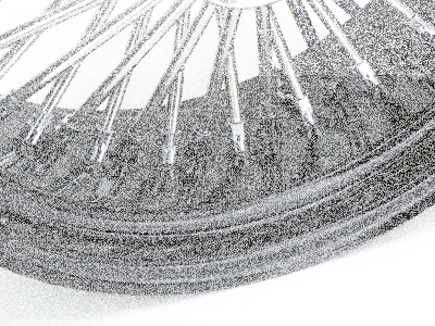 Black rim+hub Fat Daddy 16X3.5 50 (IT)