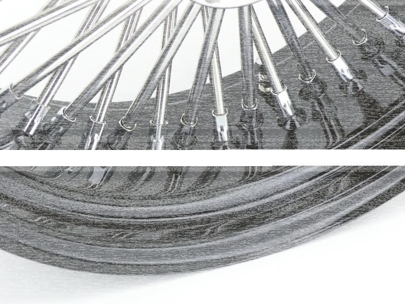 Black w/ chr nipples FD50 16X3.5 (IT)