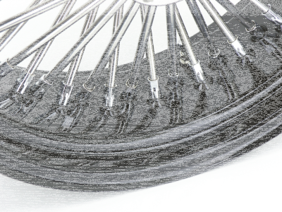 Black rim+hub Fat Daddy 16X3.5 50 (IT)