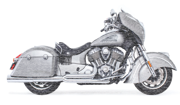 CH/CH 2-1 W/4.5" STRGHT R/H Chieftain (IT)
