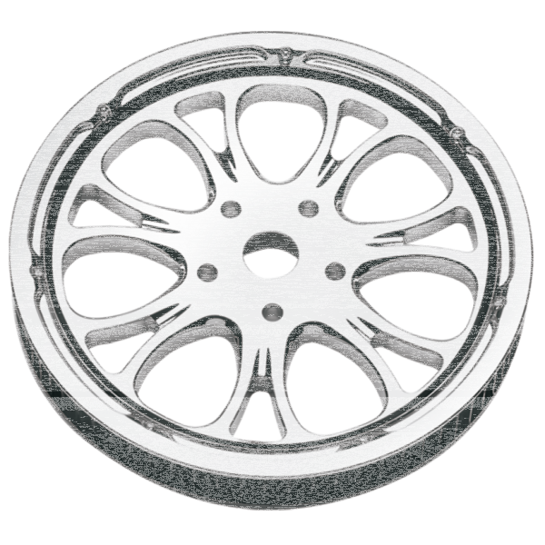 PM Pulley 66Tx1" Heathen Chrome (IT)