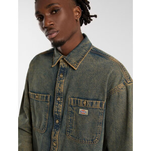 Dickies Houston shirt yellow fade ind Size S