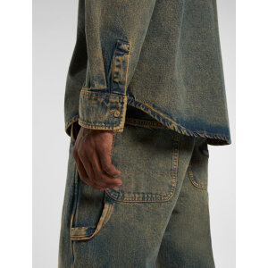 Dickies Houston shirt yellow fade ind Size S