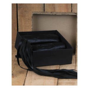 Trip Machine leather grip tassels black