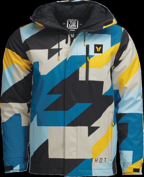 Jacket Tour Brave Bl/yl Sm