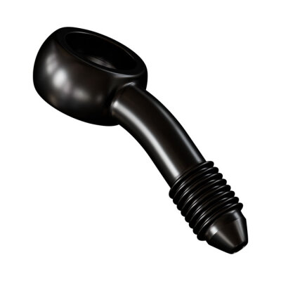 Goodridge, Slimline banjo fitting 7/16", 20 degrees. Black