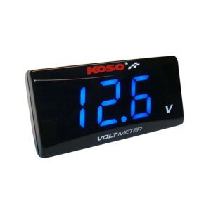 KOSO, Super-Slim digital volt meter. Blue digits
