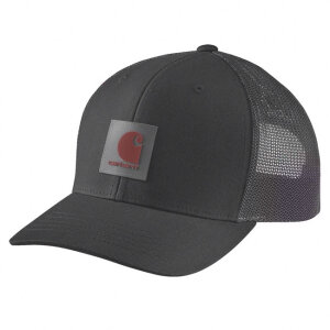 Carhartt Twill Mesh-Back Logo Patch cap black One size...