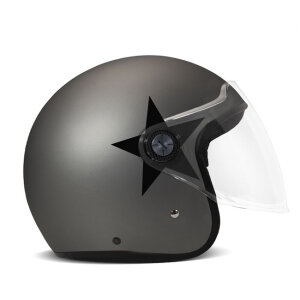 DMD P1 Jet helmet Star Grey Size M