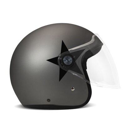 DMD P1 Jet helmet Star Grey Size XL