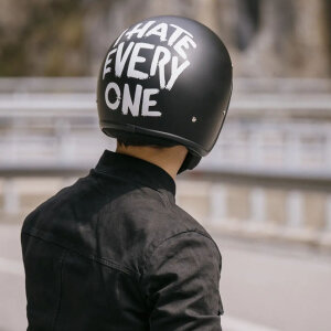 DMD Retro helmet I Hate Everyone Size L