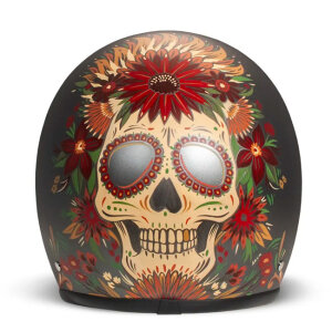 ** DMD Retro helmet Skull Size 2XL