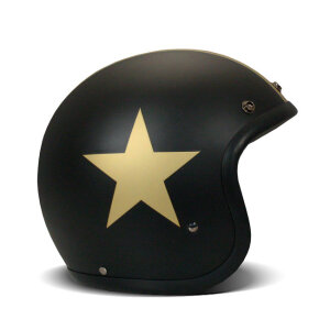 DMD Retro helmet Star Gold Size M