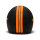 ** DMD Retro helmet Star Orange Size 2XL