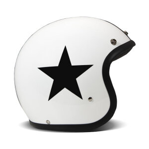 DMD Retro helmet Star White Size S