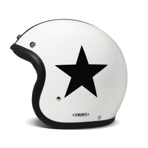 DMD Retro helmet Star White Size M