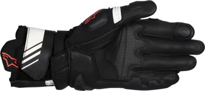 Glove Gp+ R V3 Lthr Bk/wt/rd S