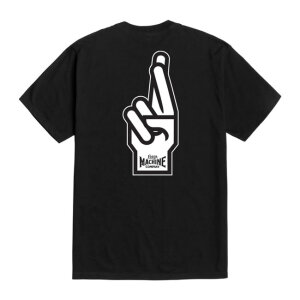 Loser Machine Good Luck Fingers t-shirt black Size 2XL