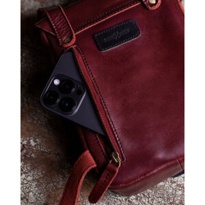 Tripmachine Thigh Bag cherry red