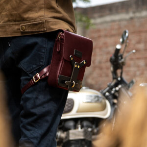 Tripmachine Thigh Bag cherry red