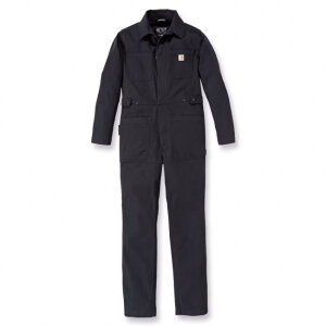 ** Carhartt Relaxed Fit Canvas female Coverall black Size XS
