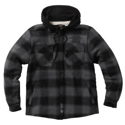 WCC Hell Bent Flannel jacket charcoal/black Size 2XL