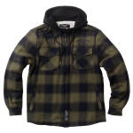 WCC Hell Bent Flannel jacket olive/black Size S