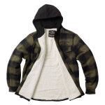 WCC Hell Bent Flannel jacket olive/black Size S