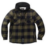 WCC Hell Bent Flannel jacket olive/black Size L