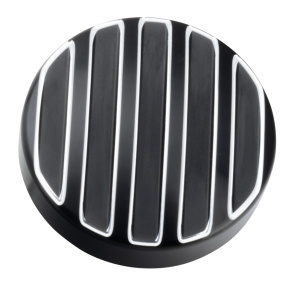 GZP black cut ribbed screw-in cap 82-e18 (FR)