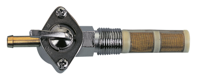 GZP Chr strght petcock 1/4"NPT brss fltr (FR)