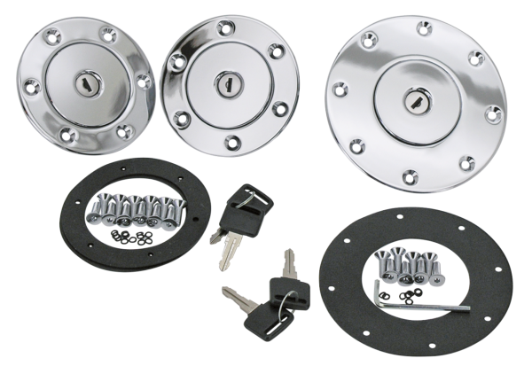 GZP Midi Aero-style lockable gas cap set (FR)