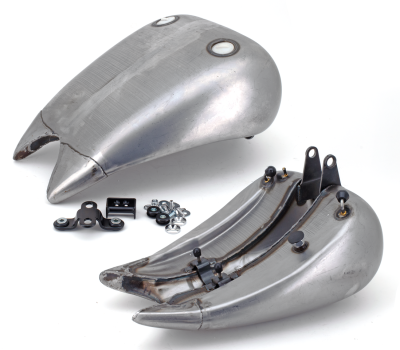 GZP 4" Str Soft gastank 1-pc smooth top (FR)