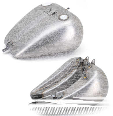 GZP Gastank Softail 00-06 f/OEM caps (FR)