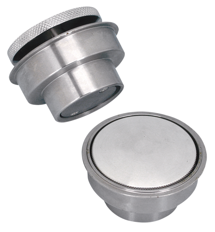 GZP Chr pop-up gascap steel weld on bung (FR)