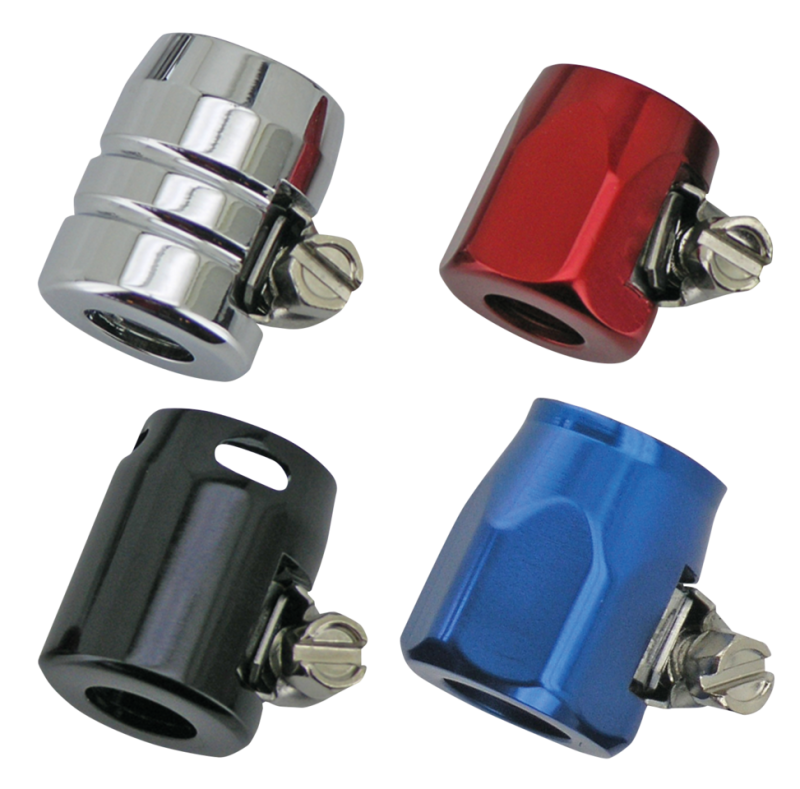 GZP 6Pck Hex hose end 3/8" ID Black (FR)