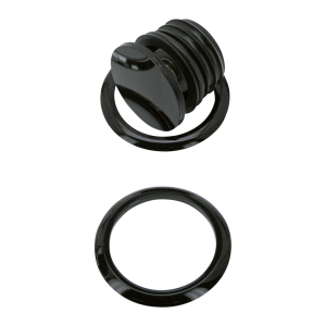 GZP Blk flush mnt gas cap XL98-e18 3.3g (FR)