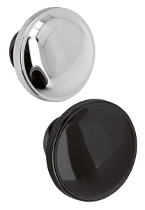 GZP Black Gas cap vented 85-e18 steel (FR)