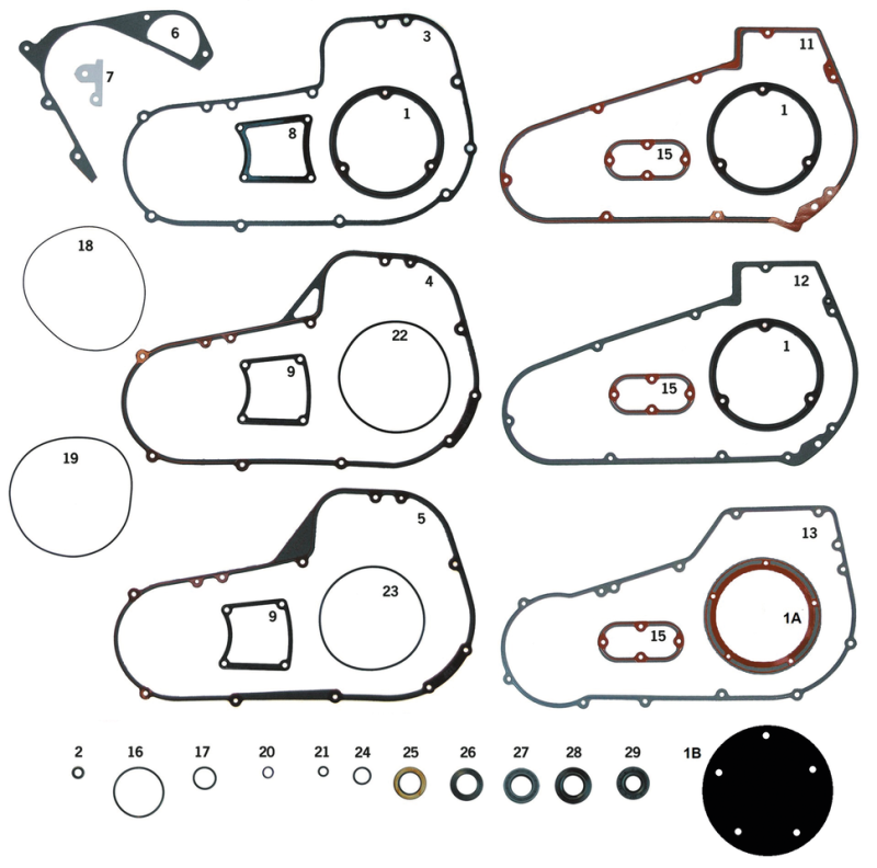 GZP 10pck O-ring chain housing BT70-82 (FR)