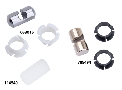 GZP clutch cable anchor pin w/bushings (FR)
