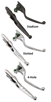 GZP matte black levers ST15-UP (FR)