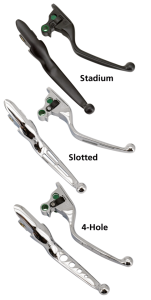 GZP matte black levers ST15-UP (FR)