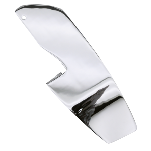 GZP Chrome rider footboard heel guard (FR)