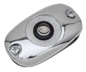 GZP CHR M/C cover w/glass+ seal +screws (FR)