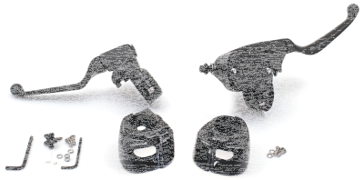 GZP Matte Black Handlebar cntrl kit 11/1 (FR)