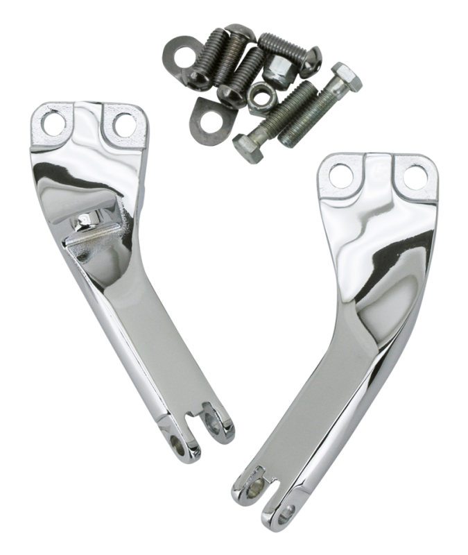 GZP Chrome passenger peg supports FXD06- (FR)