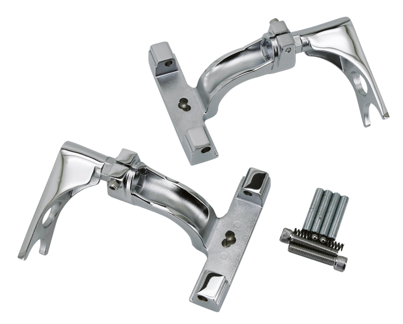 Chrome passenger footboard mount kit (FR)