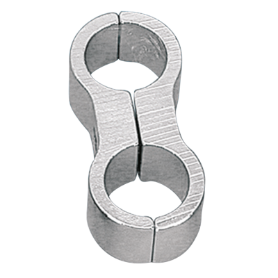 GZP Oil/Fuel line clamp matte chrome (FR)